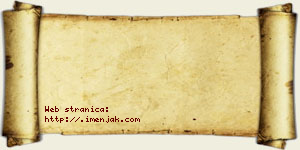 Una Gajović vizit kartica